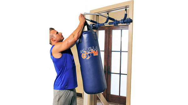 Gorilla Gym Fight Station is easy to hang a punching bag