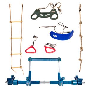 Trapez Gorilla Gym Kids Spielplatz mit Schaukel Leiter und Seil Ringe 
